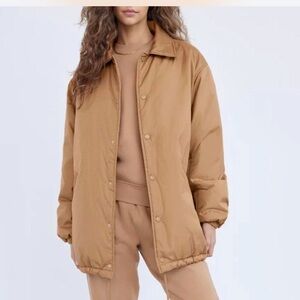 Aritzia Coaches Jacket - Tan